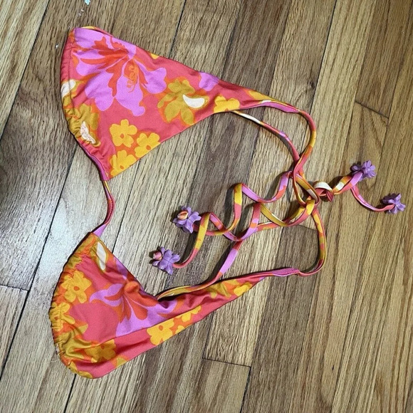 Beach Riot Raquel Hula Hibiscus Floral Bikini - Picture 7 of 10